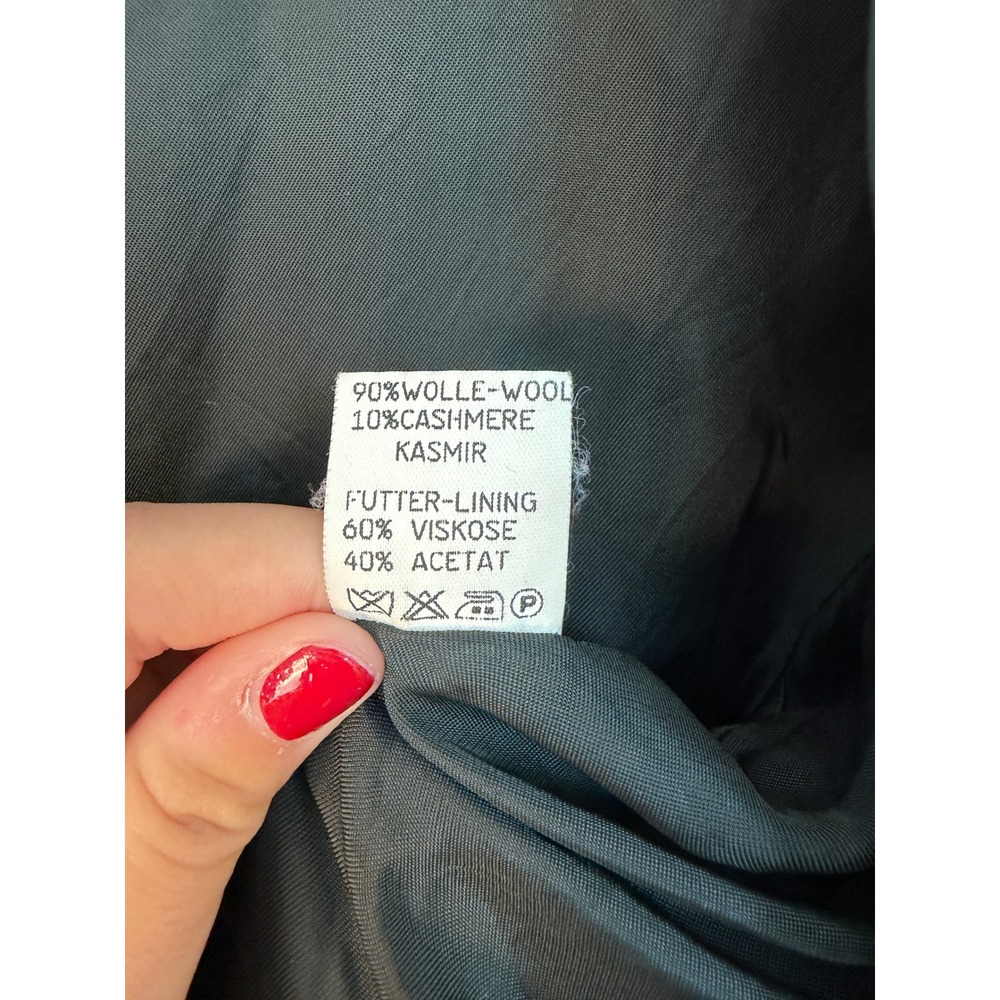 Jil Sander+ Plaid Wool Cashmere Blazer Women 38 IT Black Tan Red Italian Luxury - Picture 5 of 12
